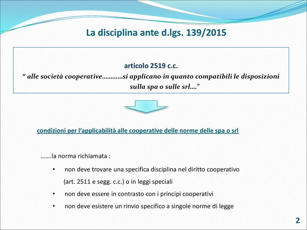 Corso Di Formazione I PRINCIPI OIC I BILANCI 2016 E LIMPATTO FISCALE